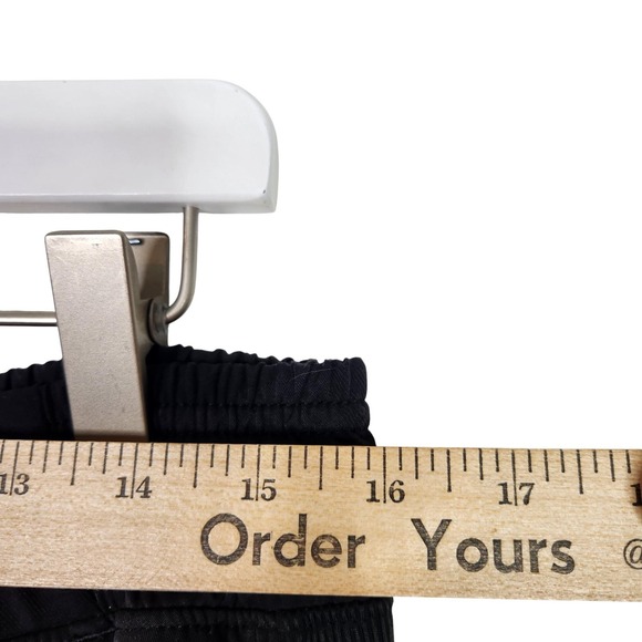 ATHLETA Brooklyn Lined Camo‎ Jogger Pants Womens 10 Black Gray Fleece Athletic - Picture 6 of 11